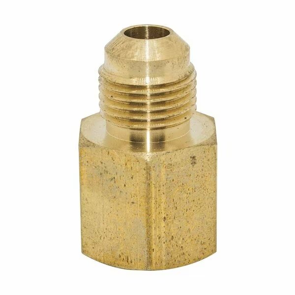 #46 1/2 Inch X 1/4 Inch Brass Flare FIP Adapter, Thrifco Plumbing, Mfr#: 6946016